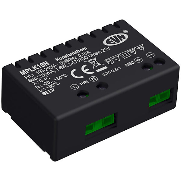 EVN-Lichttechnik LED-Netzgerät 350mA 1-6W IP20 MPLK16N